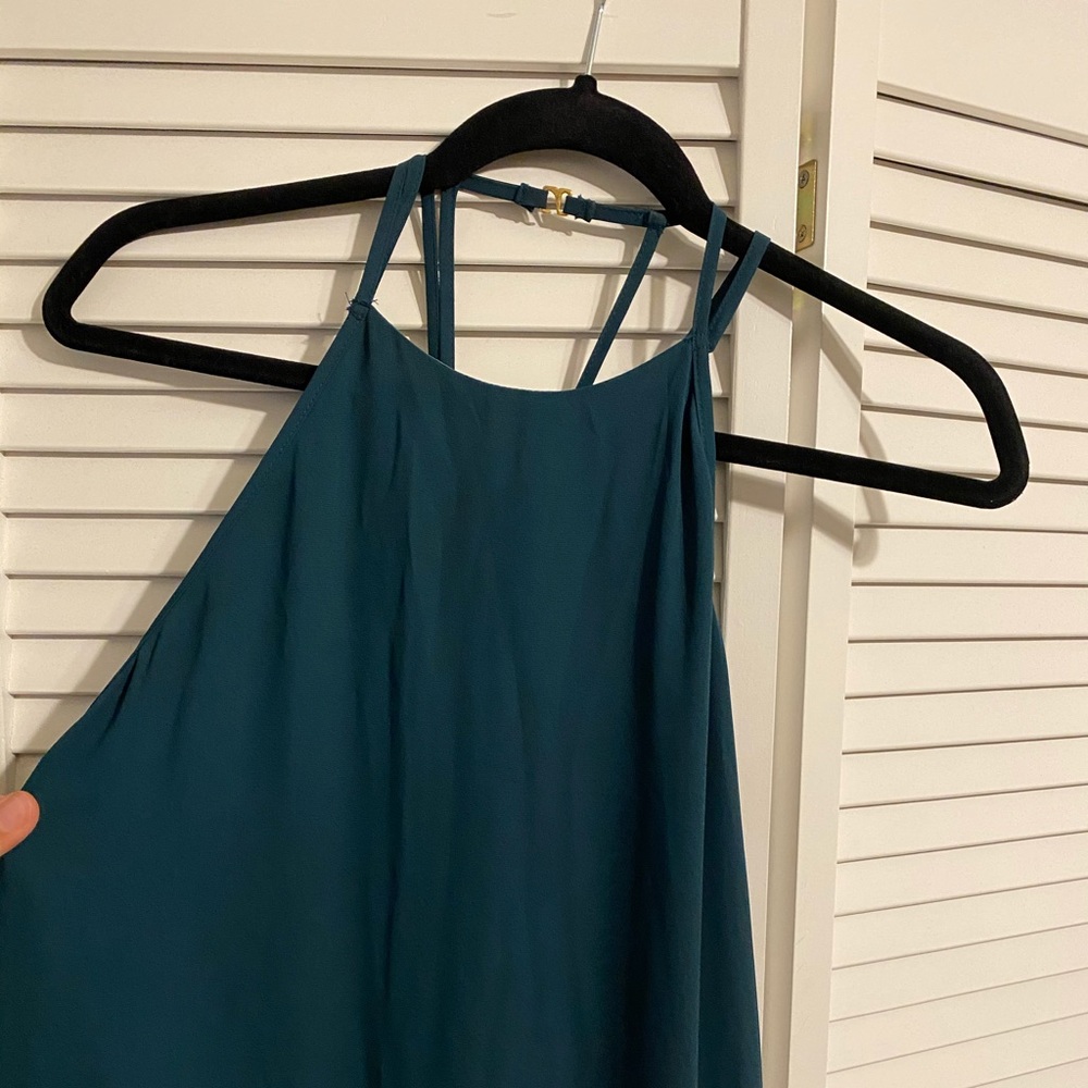 Show Me Your Mumu Blue Halter Dress